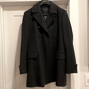 Banana Republic Men’s Wool Pea Coat Black Medium